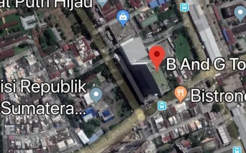 Dijual Office B&G Tower Marriot, di Putri Hijau Medan Baru