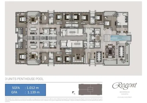 Apartemen 5BR Regent Residence (Mangkuluhur City) -A-0054