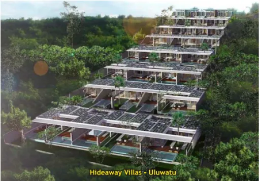 Dijual Hideaway Villas Uluwatu Bali 1 BR  -R-0293