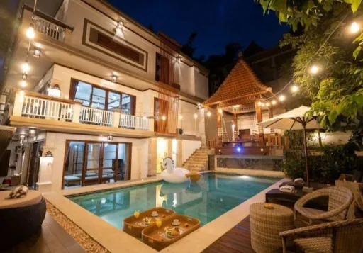 Dijual Vila Cantik Nyanyi Riverside,Tabanan,Bali -R-0343