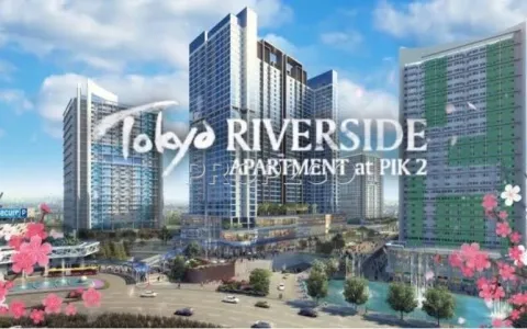 Apartemen Tokyo Riverside PIK 2, type 2BR,Corner 1,Furnished