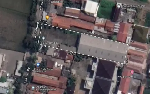 Dijual Gudang Jl. Cimincrang, Gedegabe, Bandung -G-0218