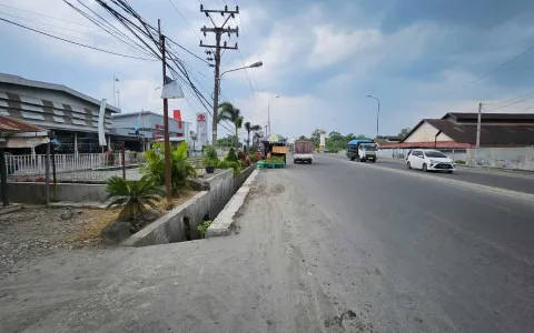 Dijual Tanah Pinggir jalan Jl.medan Binjai Km16,5, sunggal, deli Serdang