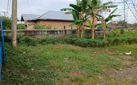 Dijual Gudang Jl. Yos Sudarso, Binjai Utara, sudah pagar keliling