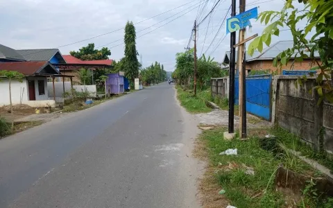 Dijual Gudang Jl. Yos Sudarso, Binjai Utara, sudah pagar keliling