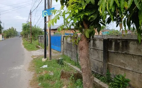 Dijual Gudang Jl. Yos Sudarso, Binjai Utara, sudah pagar keliling