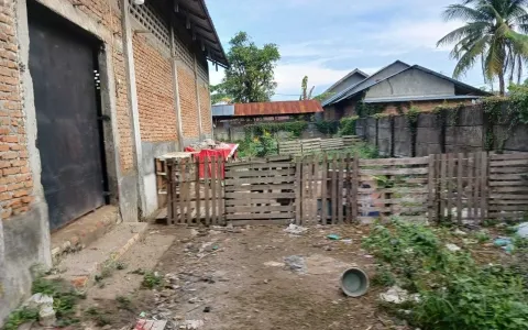 Dijual Gudang Jl. Yos Sudarso, Binjai Utara, sudah pagar keliling