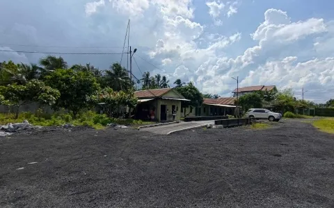 Gudang & Tanah Dijual Pinggir Jalan Samping Balai Desa, Aek Teluk Kiri, Asahan