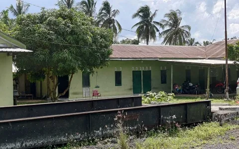 Gudang & Tanah Dijual Pinggir Jalan Samping Balai Desa, Aek Teluk Kiri, Asahan